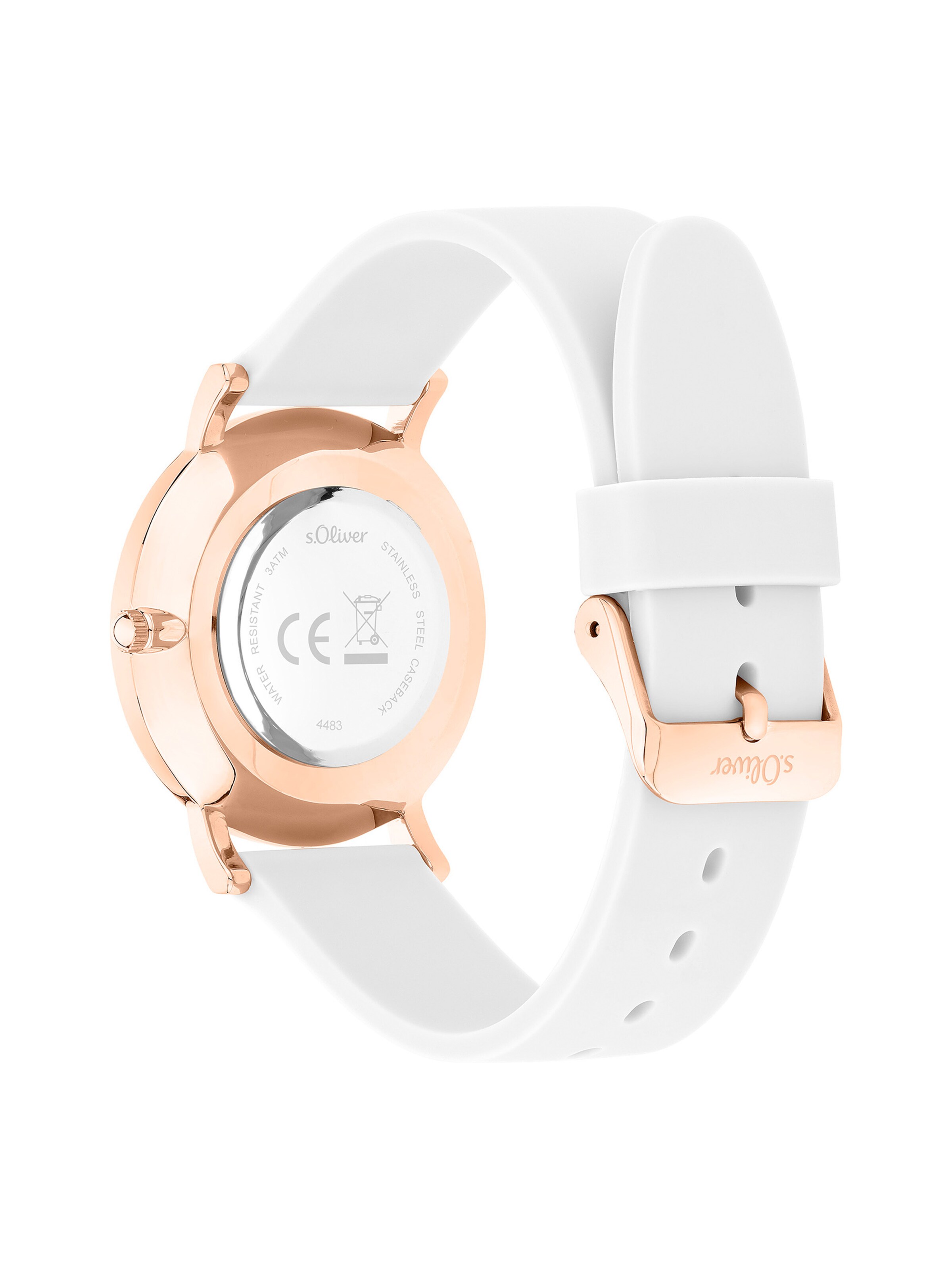 s.Oliver Analog Watch in White