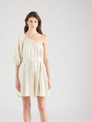 millane Dress in Beige: front