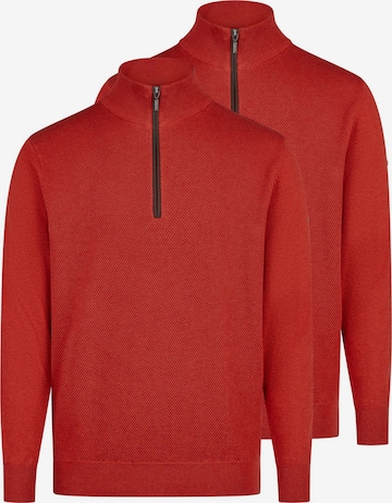 redmond Pullover 'Basic' in Rot: Vorderseite