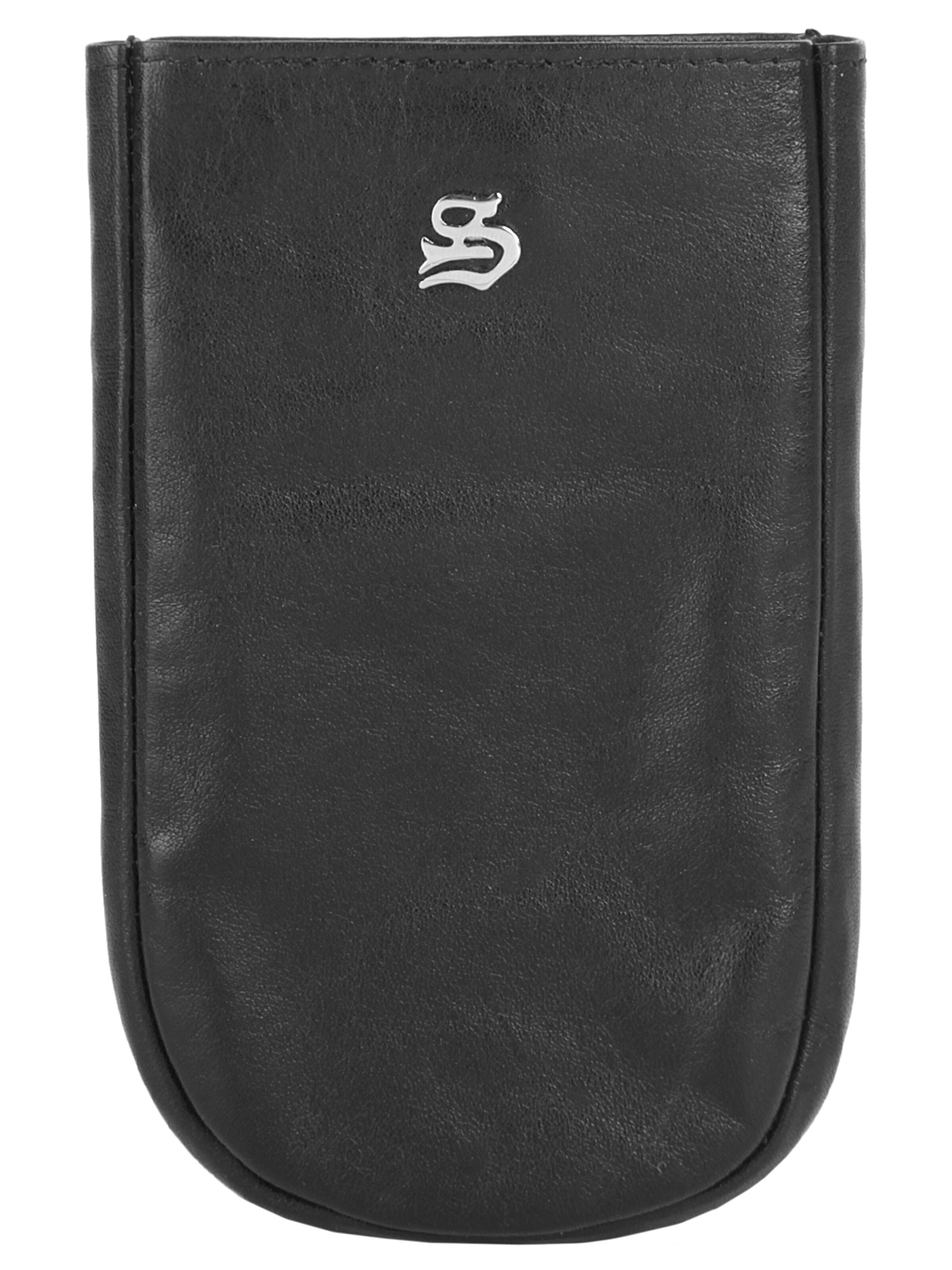 Poche ventrale Szuna en noir : devant