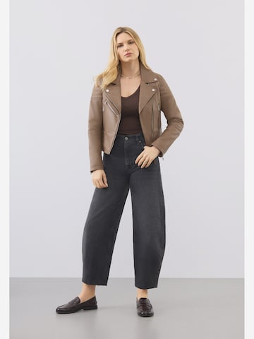 Bolongaro Trevor Between-season jacket ' Jasmine Biker ' in Brown