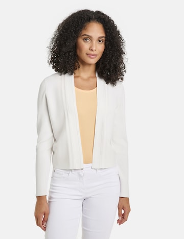 GERRY WEBER Knit Cardigan in White: front