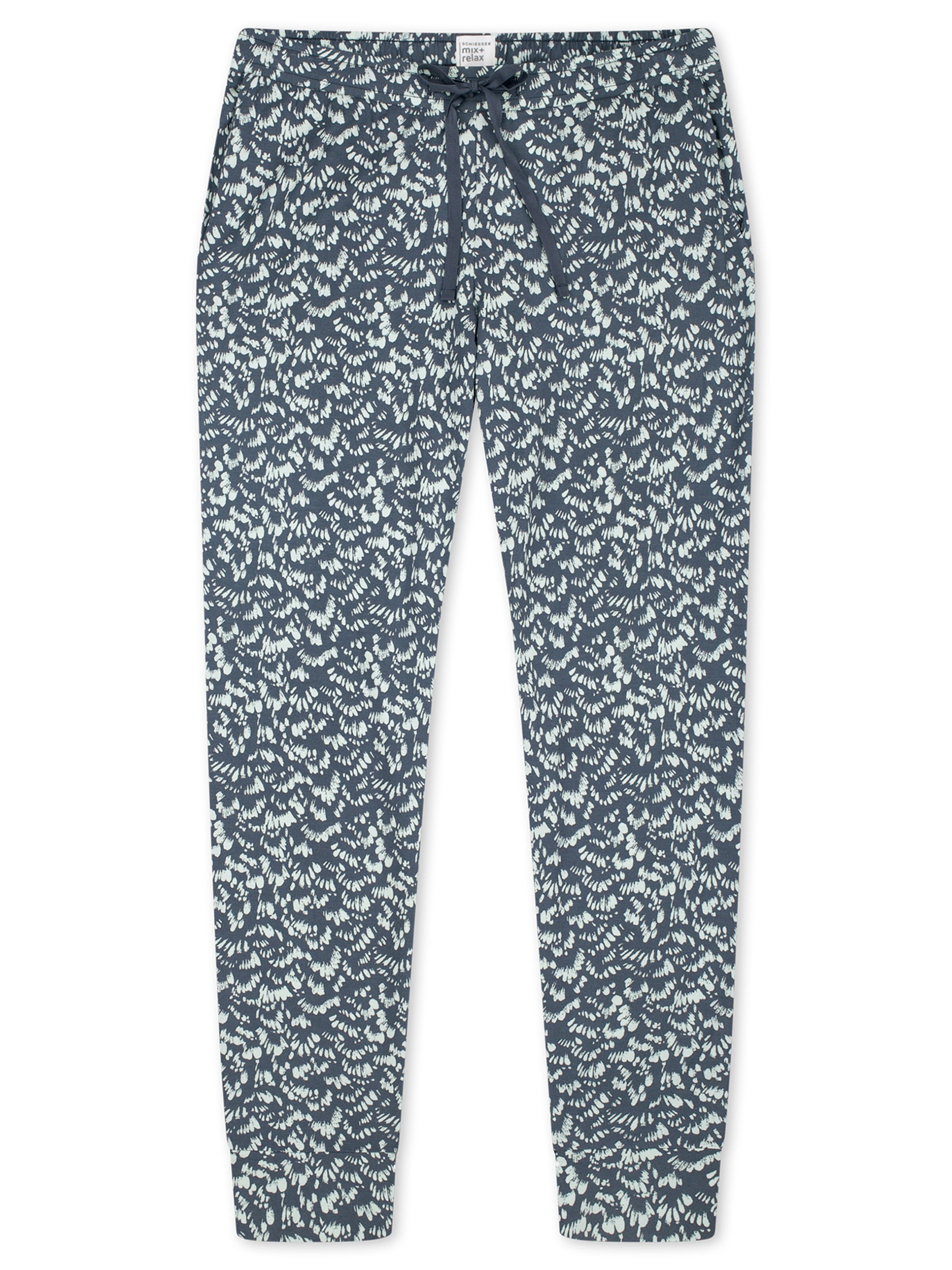 Pantalon de pyjama ' Mix & Relax ' SCHIESSER en bleu : devant