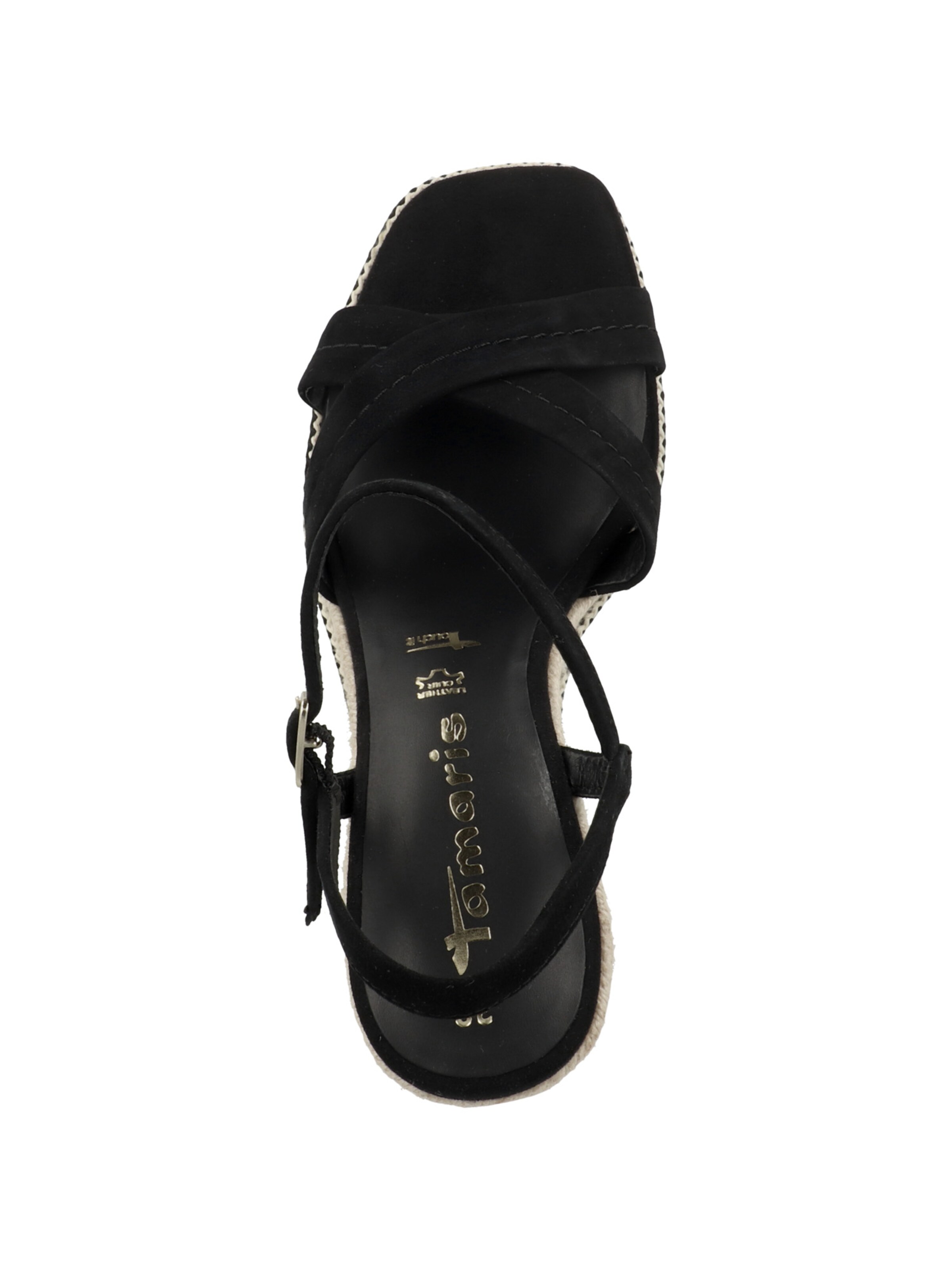 Sandalo con cinturino di Tamaris in nero