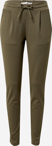 ICHI Slim fit Pants 'Kate' in Green: front