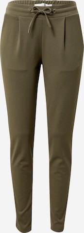 ICHI Tapered Pants 'Kate' in Green: front