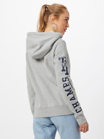 Superdry Tepláková bunda - Sivá