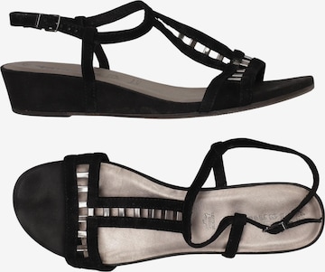 Tamaris Sandalen 42 in Schwarz: Vorderseite