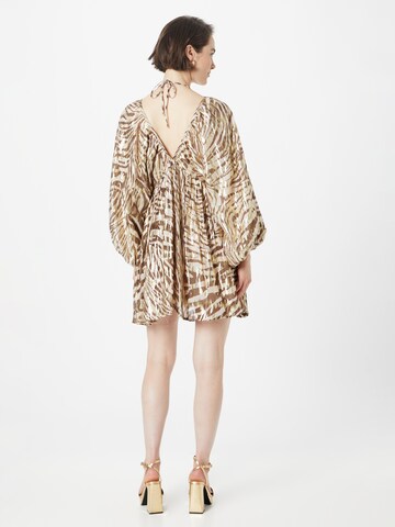 Nasty Gal Dress 'Georgette' in Gold