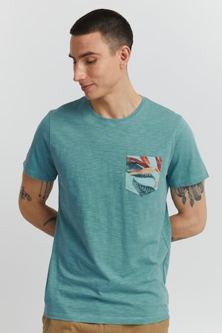 BLEND T-Shirt 'TROP' in Blau: predná strana