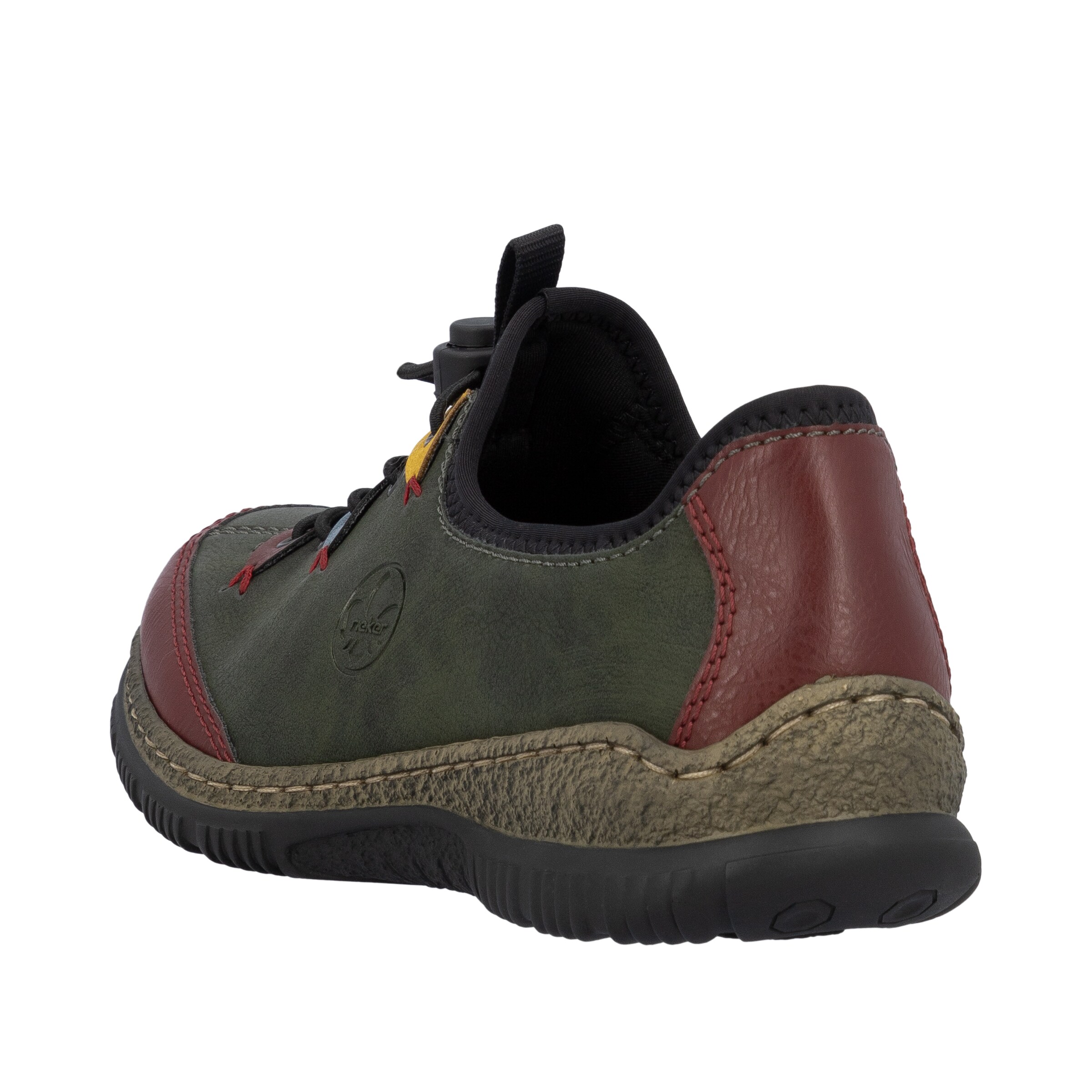 Chaussure de sport à lacets Rieker en vert