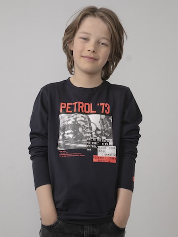 Petrol Industries T-shirt i blå: framsida