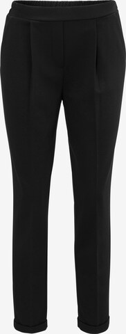 Aniston SELECTED Pleat-Front Pants in Black: front