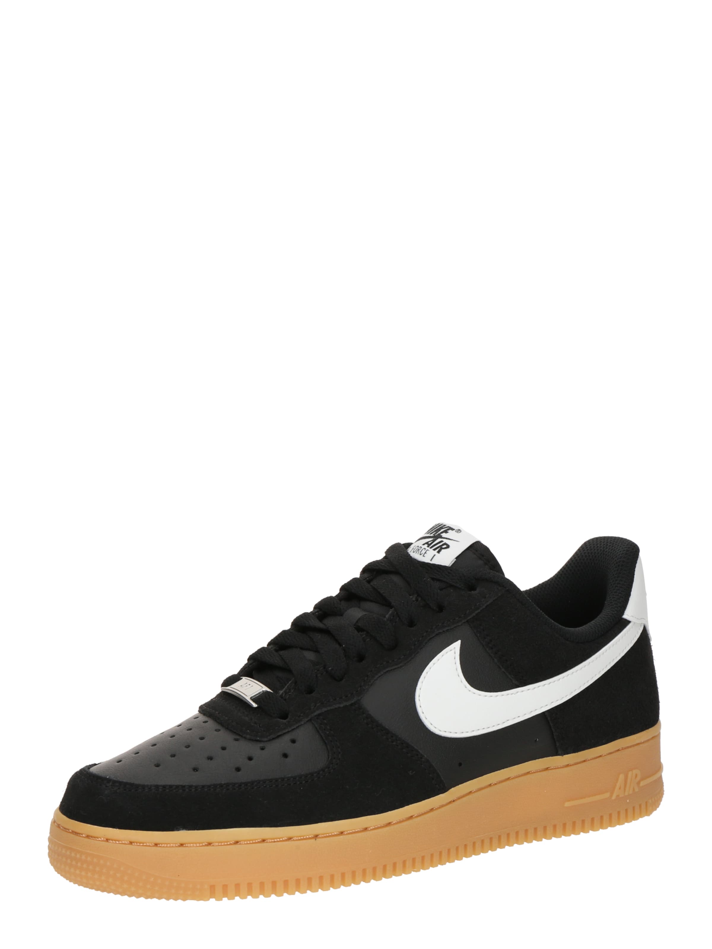 Nike Sportswear Sneakers laag 'AIR FORCE 1 '07 LV8' in Zwart: voorkant