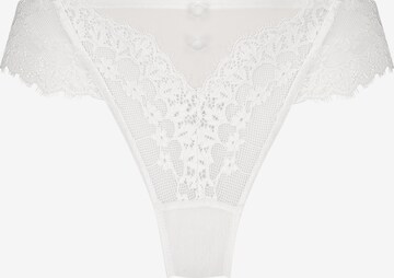 Hunkemöller Thong 'Daisy' in White: front
