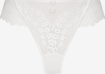 Hunkemöller Thong 'Daisy' in White: front