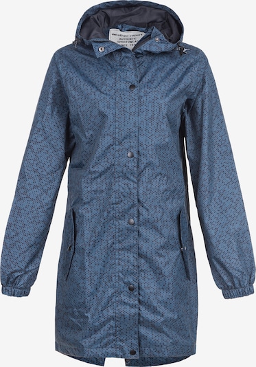 Weather Report Regenmantel 'ALESSA PRINTED' in blau / schwarz, Produktansicht