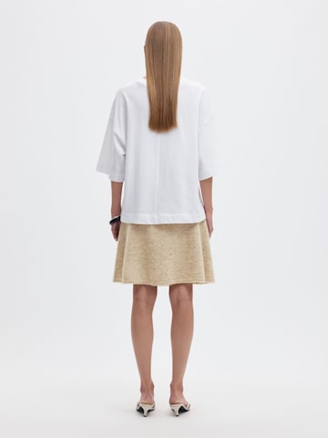 Gonna di SELECTED in beige