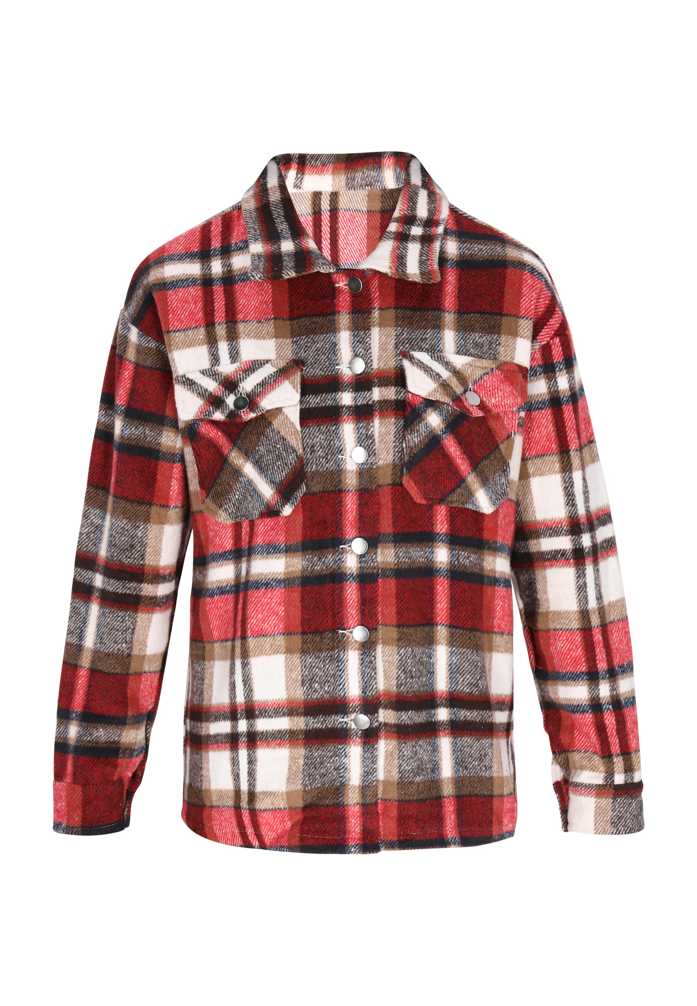 ROCKEASY Tussenjas in Rood: voorkant