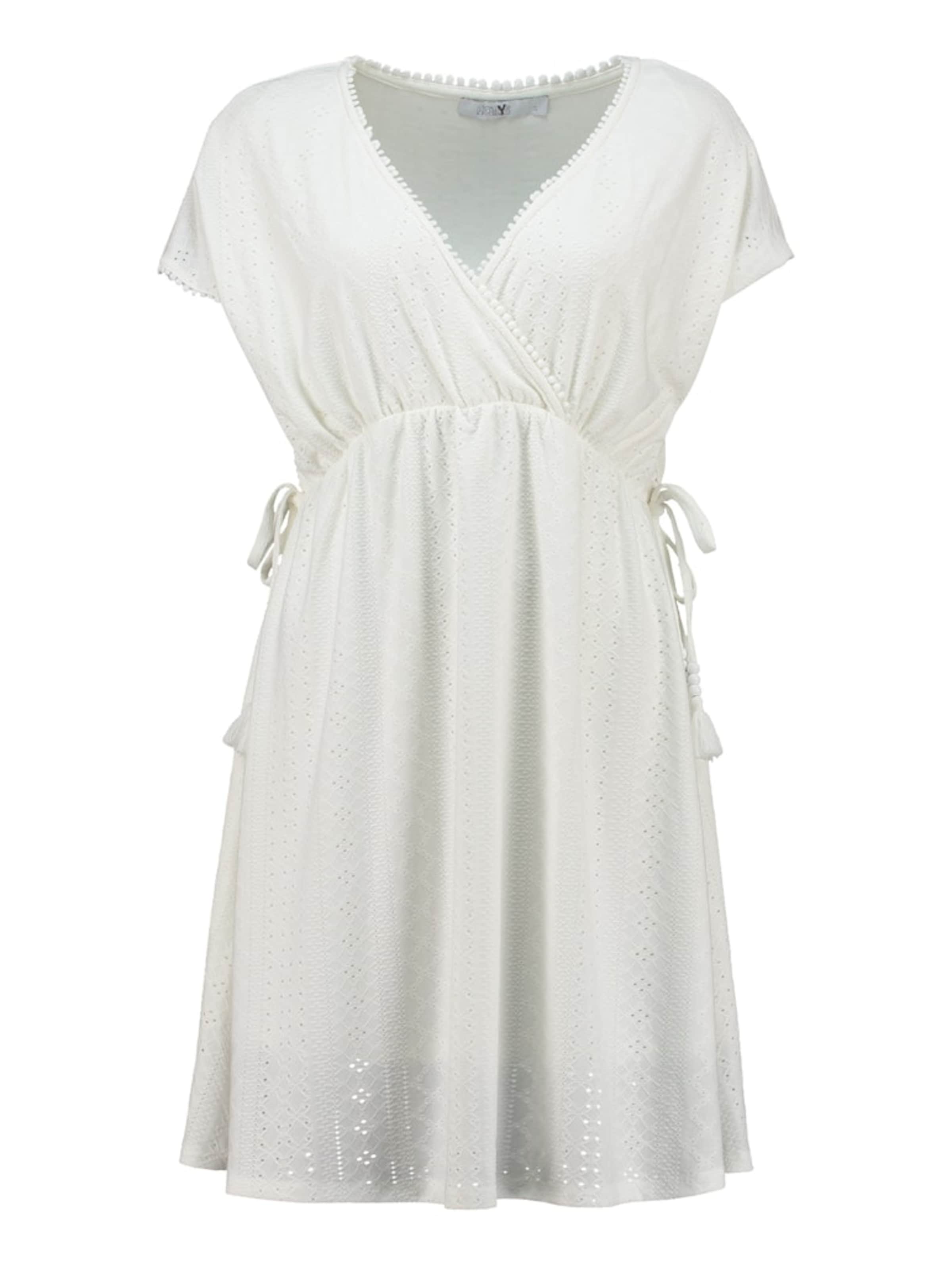 Hailys Φόρεμα ' Ne44li' σε λευκό: μπροστά