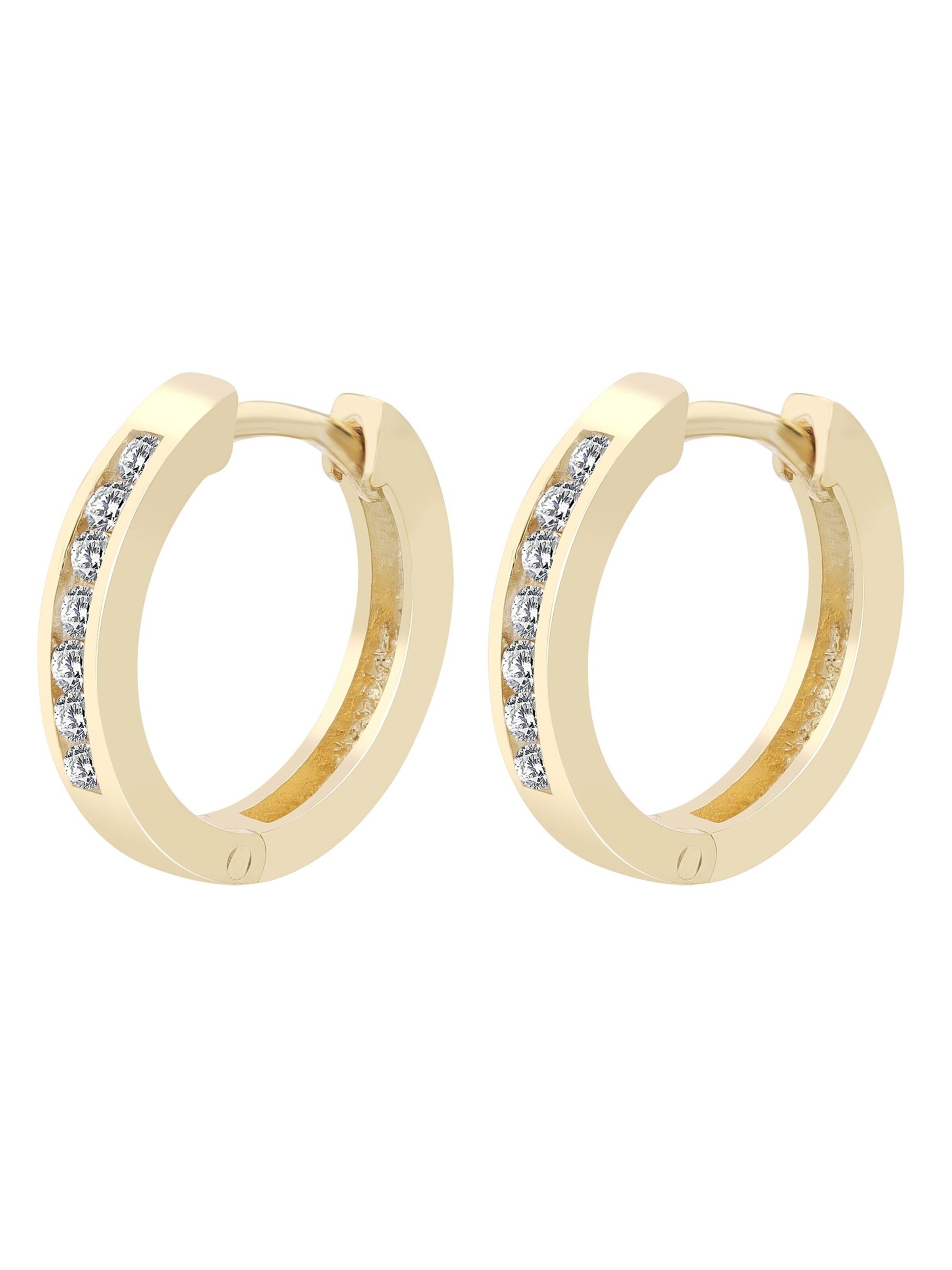Akzent Ohrringe 'Ash, 925 Sterlingsilber, langlebig'‌‌‌‌‌ in Gold