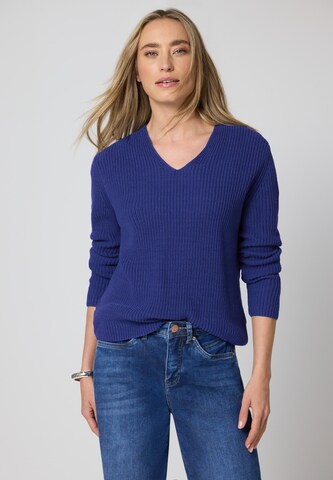 STREET ONE Pullover in Blau: Vorderseite