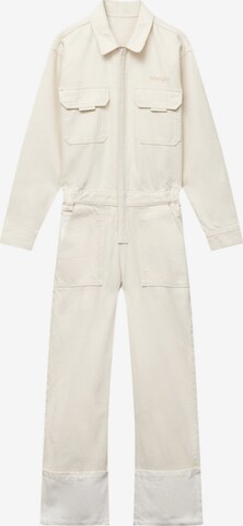 Pull&Bear Jumpsuit in Geel: voorkant