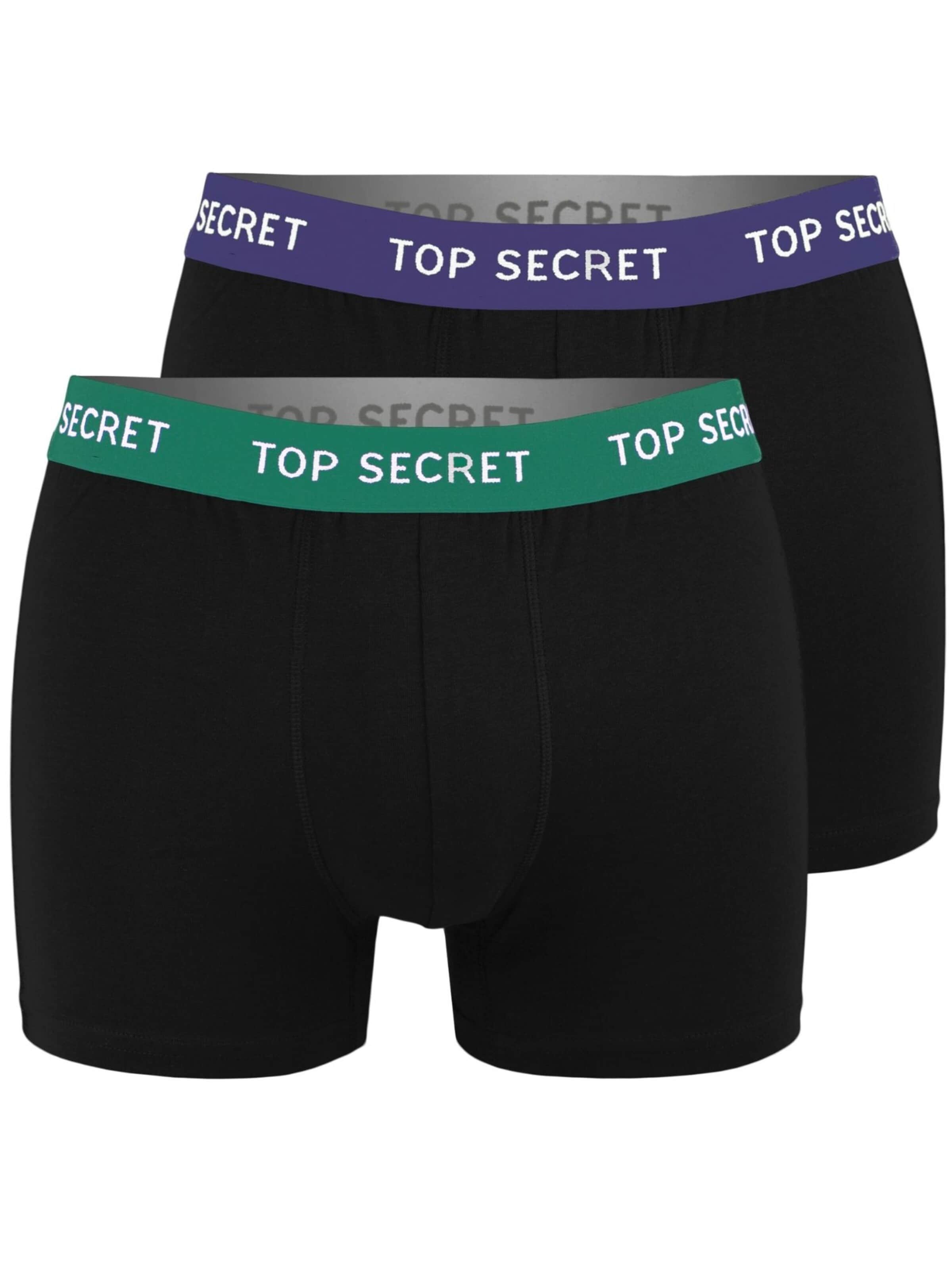 Top Secret Boxershorts in Zwart