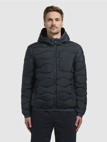 khujo Tussenjas 'Omer' in Blauw: voorkant