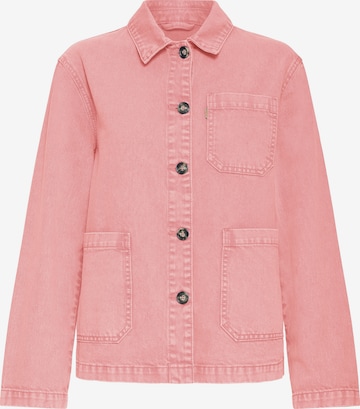 Veste mi-saison Pulz en rose : devant
