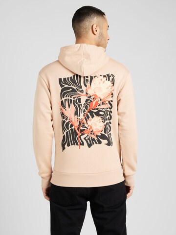 JACK & JONES Sweatshirt 'GAMES' in Braun: Vorderseite
