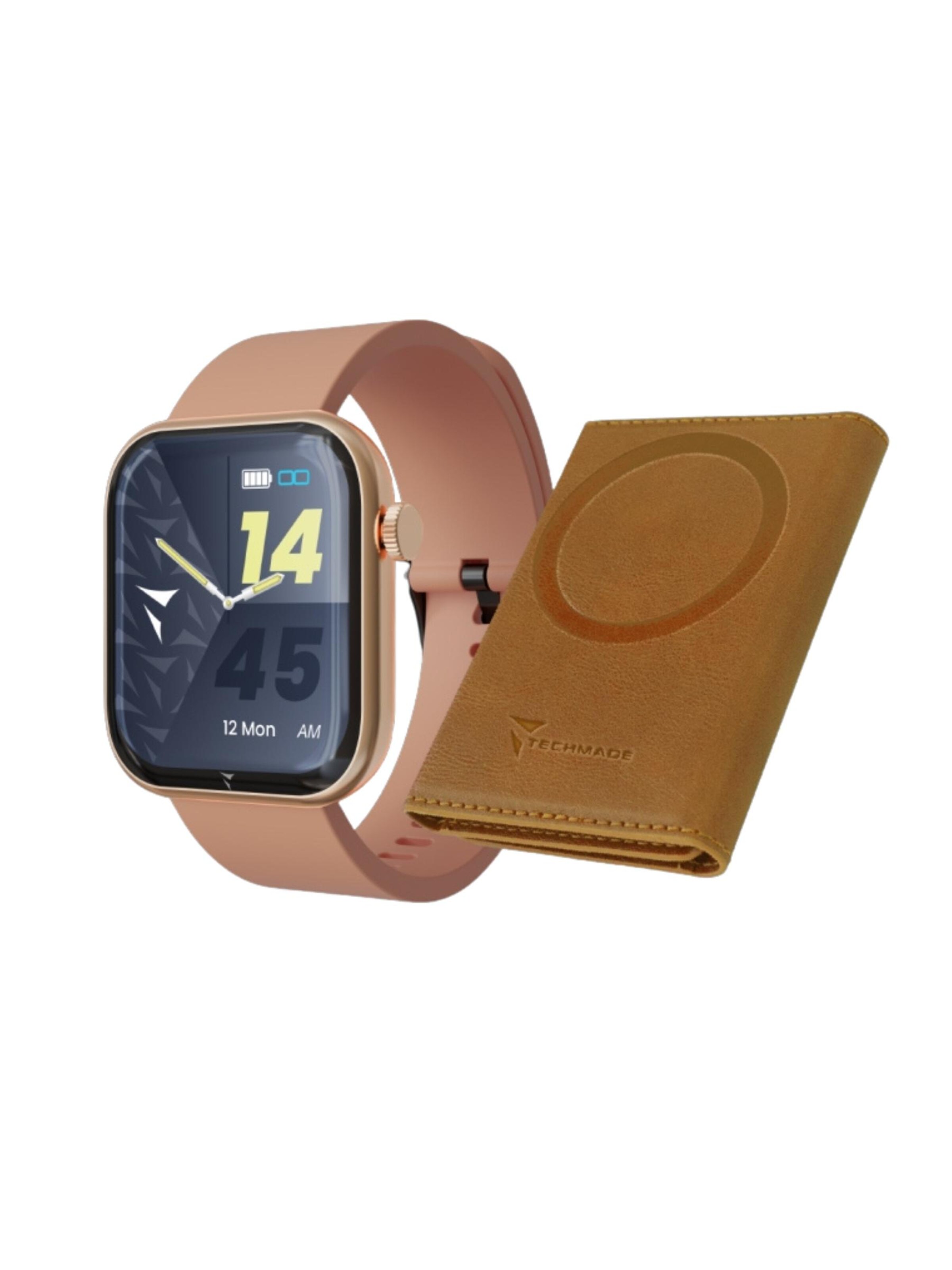 Techmade Digital Watch in Pink