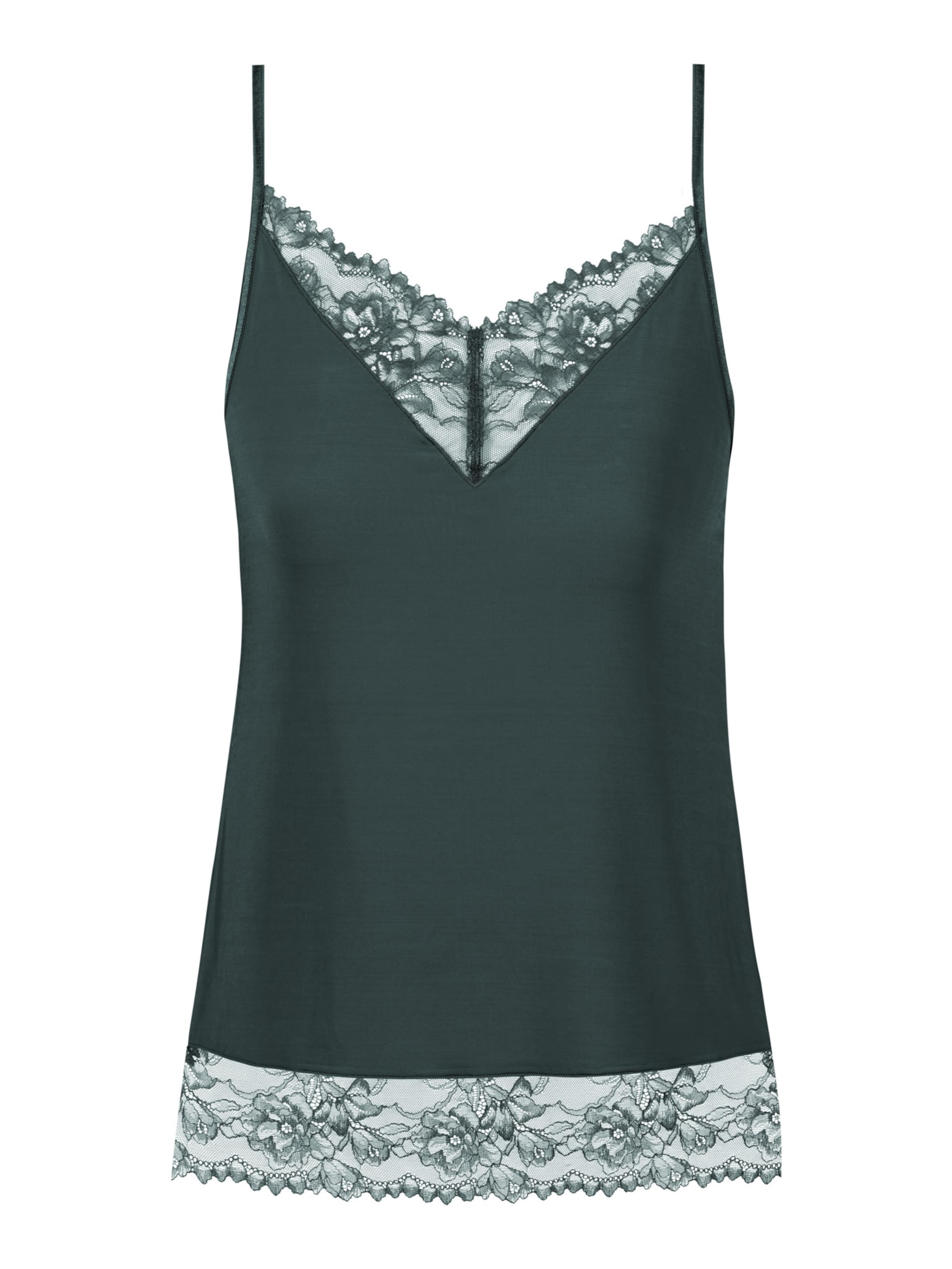 Chemise de nuit 'Poetry Style' Mey en vert : devant