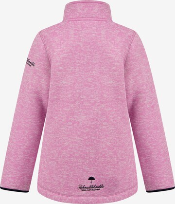 Schmuddelwedda Fleece jas in Roze