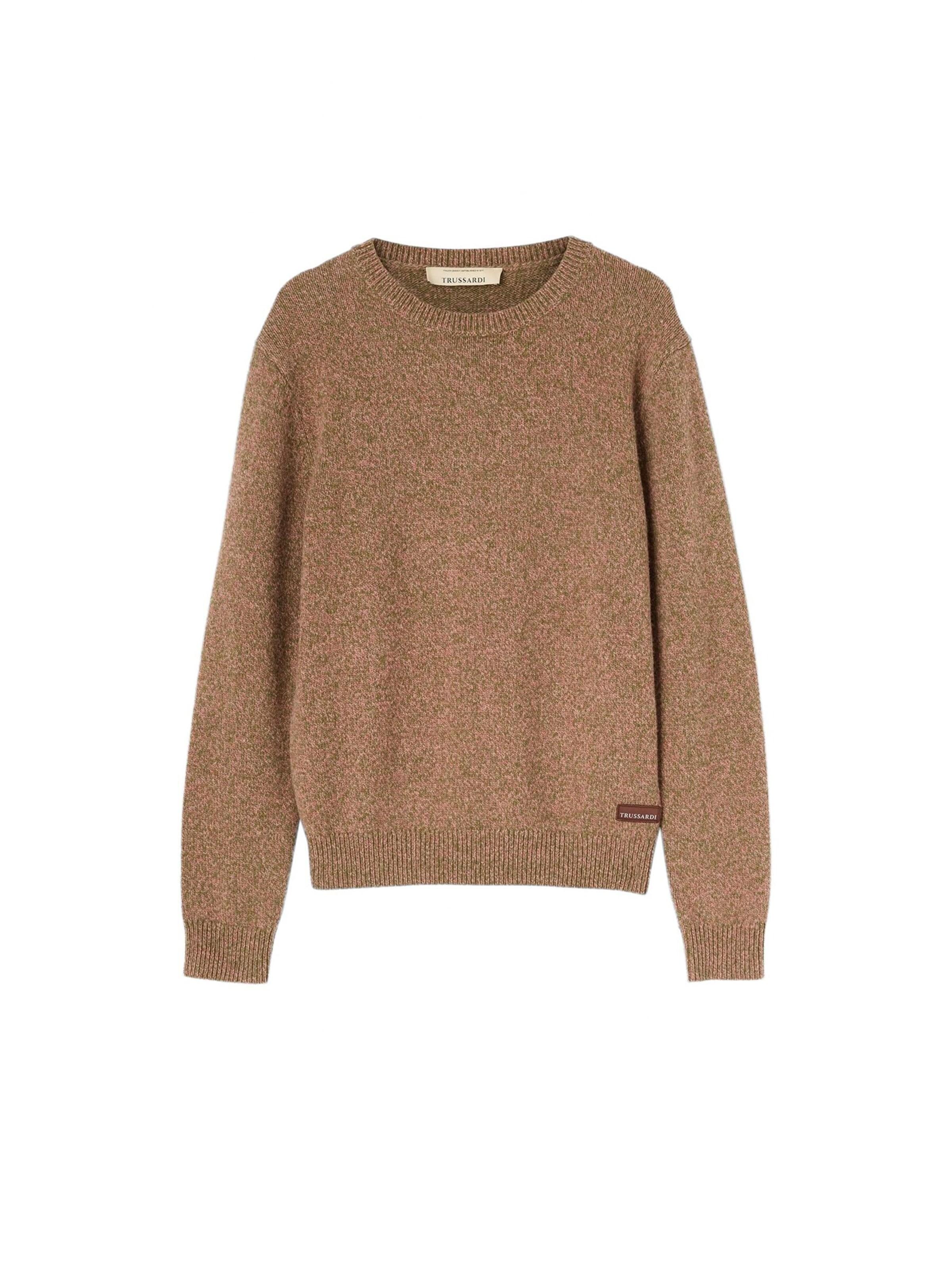 Pull-over Trussardi en beige : devant