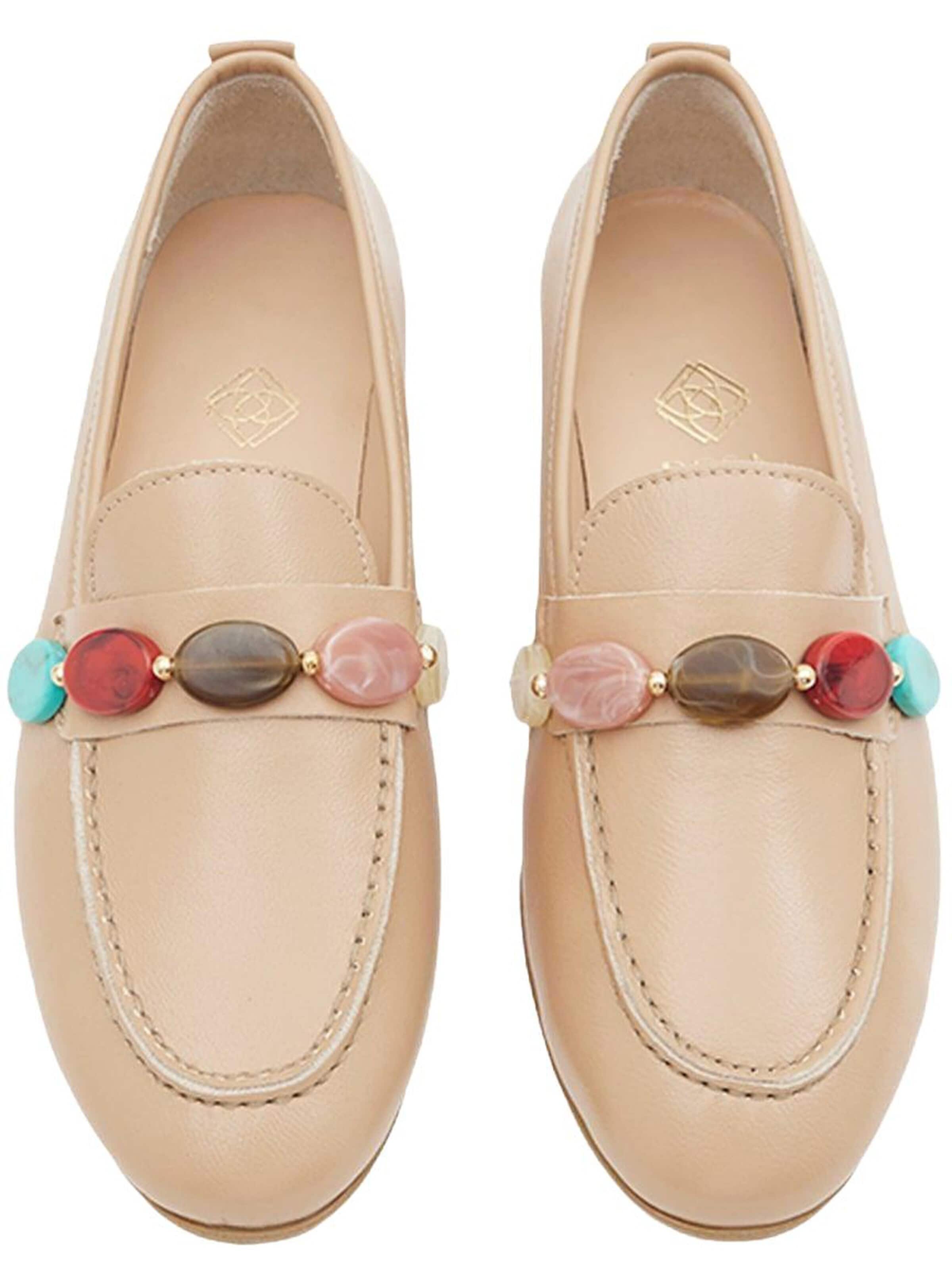 Desa Mocassins 'Loafer' in Beige