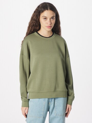 MSCH COPENHAGEN Sweatshirt 'Ima' in Groen: voorkant