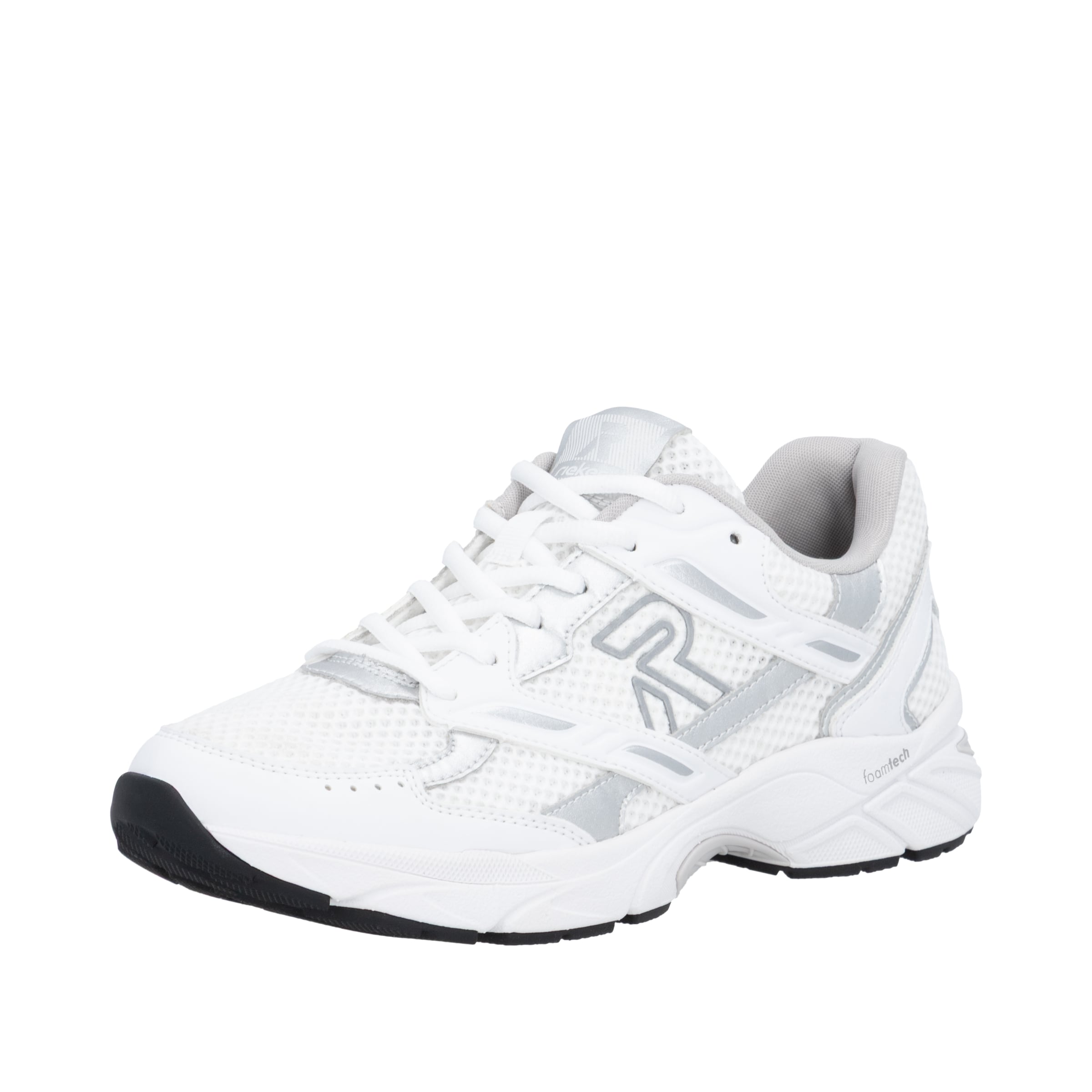 Baskets basses Rieker Sport en blanc : devant
