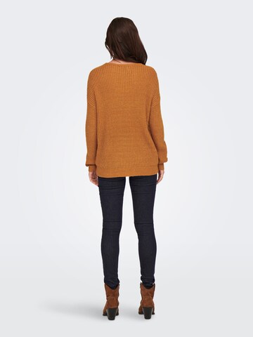 JDY Pullover 'NEW MEGAN' in Braun