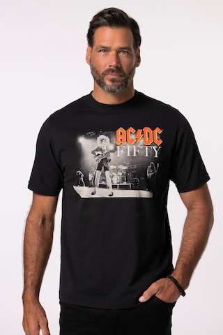 T-Shirt JP1880 en noir : devant