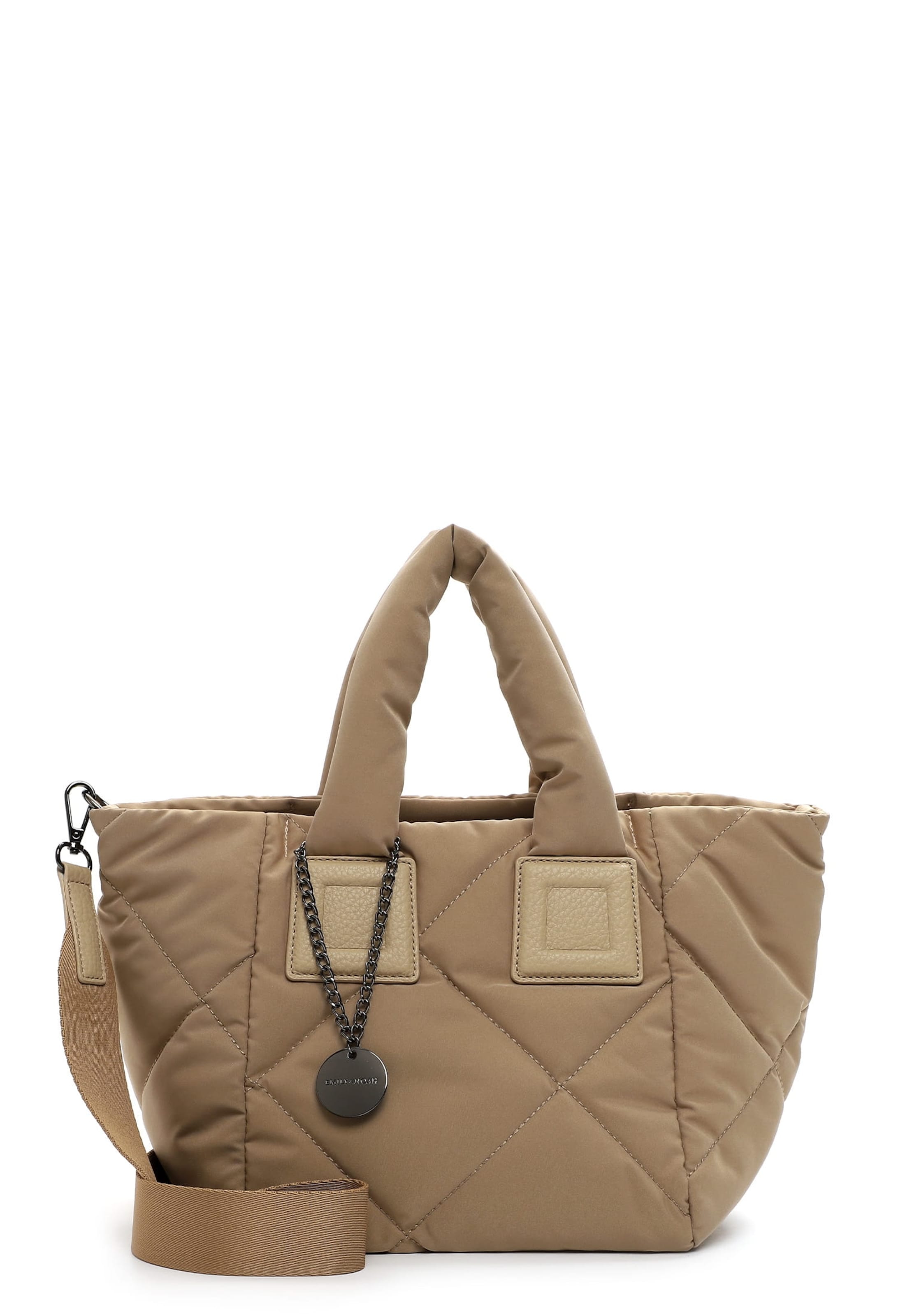 smėlio Emily & Noah Pirkinių krepšys 'Hanni': priekis