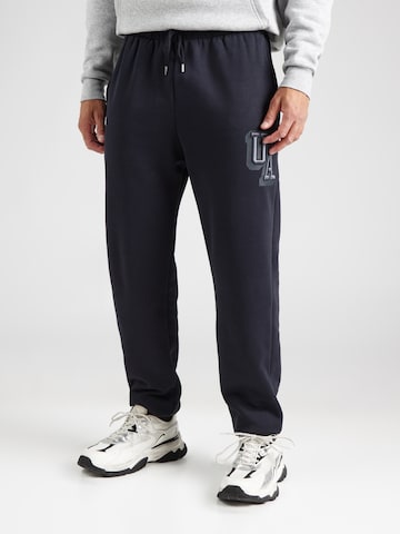 UNDER ARMOUR - Tapered Pantalón deportivo en negro: frente