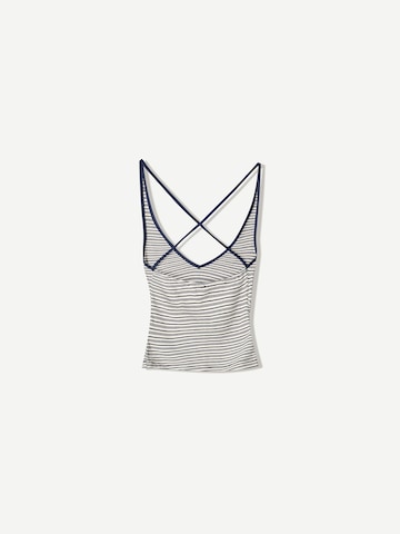 Haut Bershka en bleu