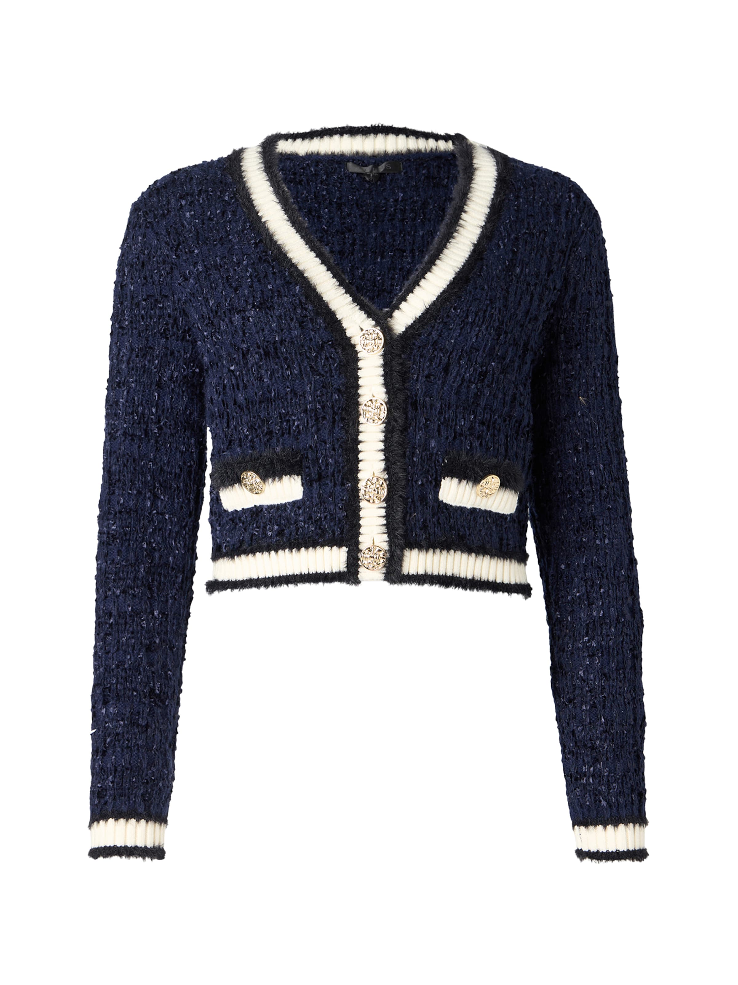 GUESS Kardigán 'AOMORI' - Modrá: predná strana