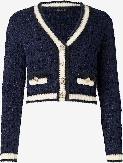 GUESS Neuletakki 'AOMORI' värissä laivastonsininen / musta / valkoinen, Tuotenäkymä