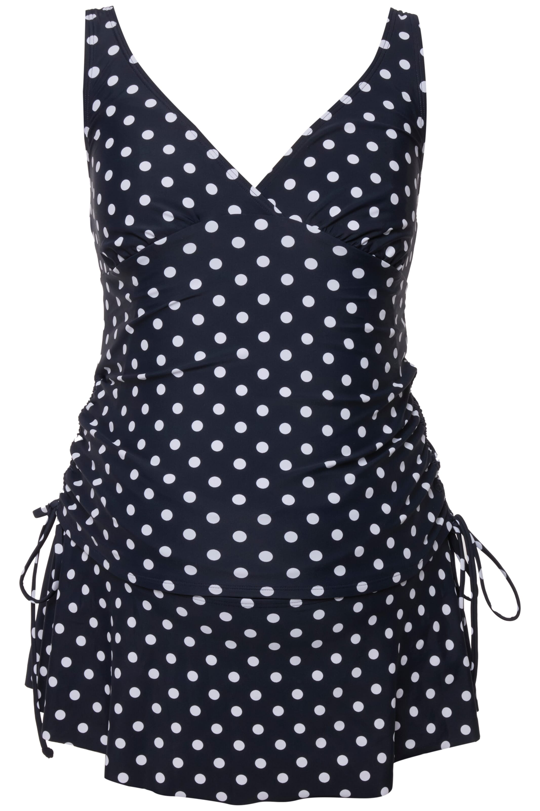 Ulla Popken Tankini in Blauw: voorkant