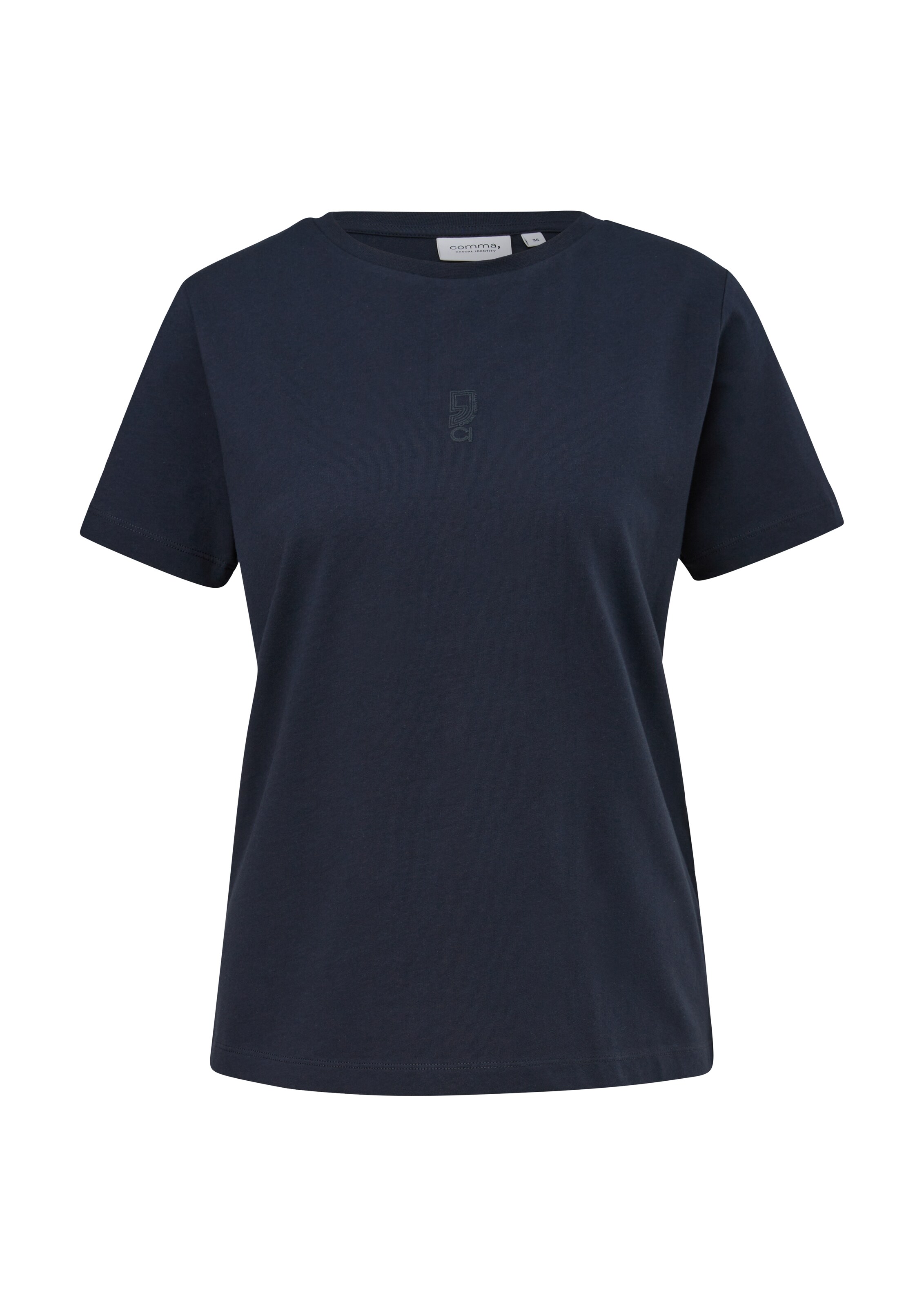 comma casual identity Shirt in Blau: Vorderseite