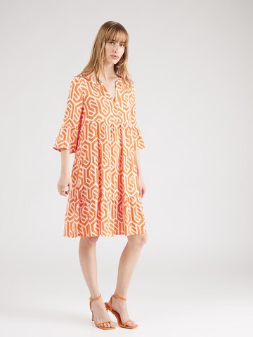 Sublevel Dress in Orange: front