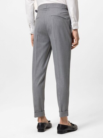 Antioch Regular Pleat-front trousers in Grey