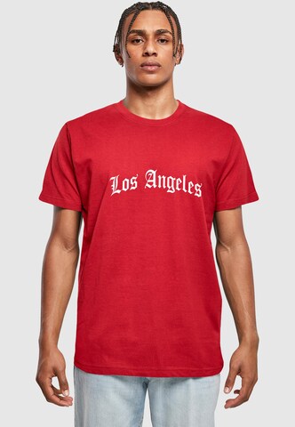 Maglietta 'Los Angeles' di MT Men in rosso: frontale